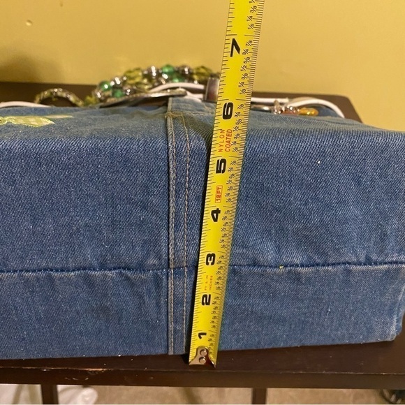 Denim Jean Bootie Shorts Purse - Picture 10 of 11